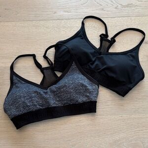 PINK Victoria's Secret Bundle of 2 Mesh Racerback Sports Bras
